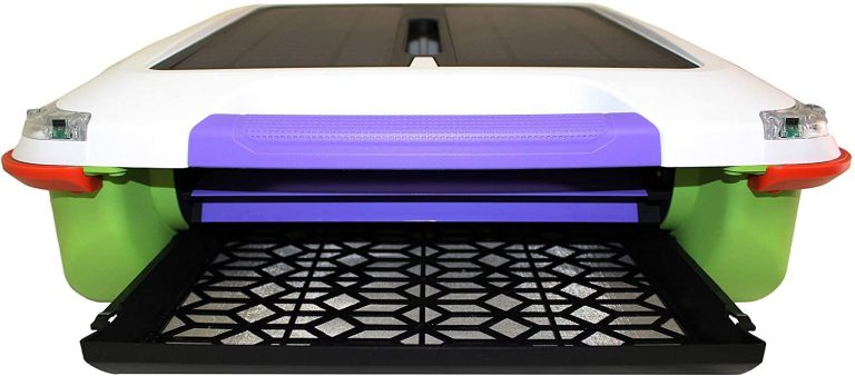 Solar Breeze Automatic Robot Solar Pool Skimmer with Easy to Empty Oversized Filter Tray and Integrated Smart Technology with Obstacle Avoidance, Plus Solar Powered Cordless Design