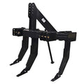 3 Shank Subsoiler Ground Ripper Fits 3 Point Tractor 1 & 2 Quick Hitch Compatible