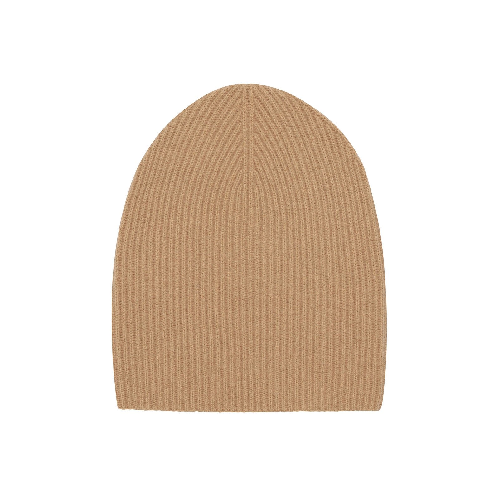 Signature Cashmere Ribbed Beanie
