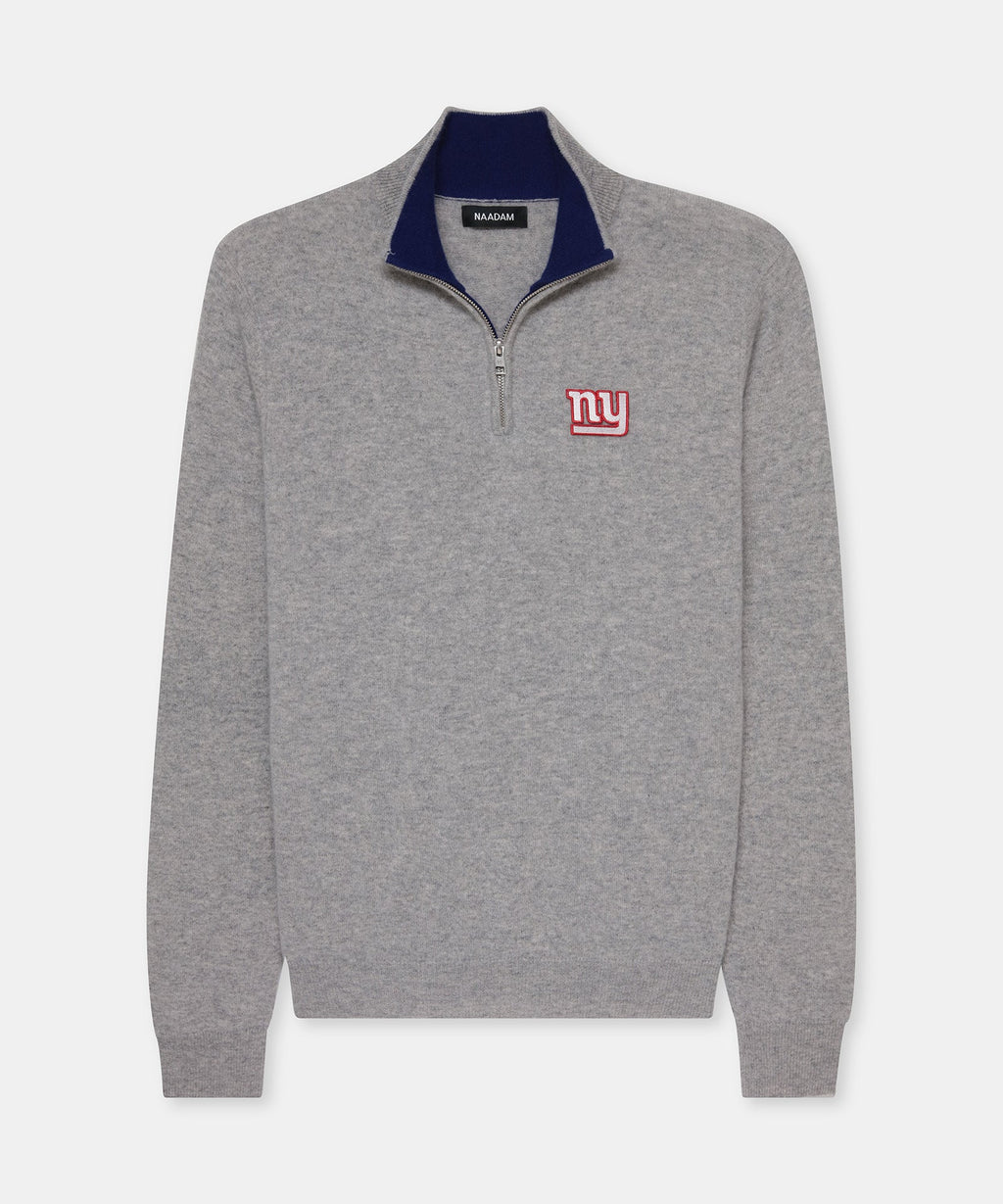 NFL Signature Cashmere Color Blocked Quarter Zip