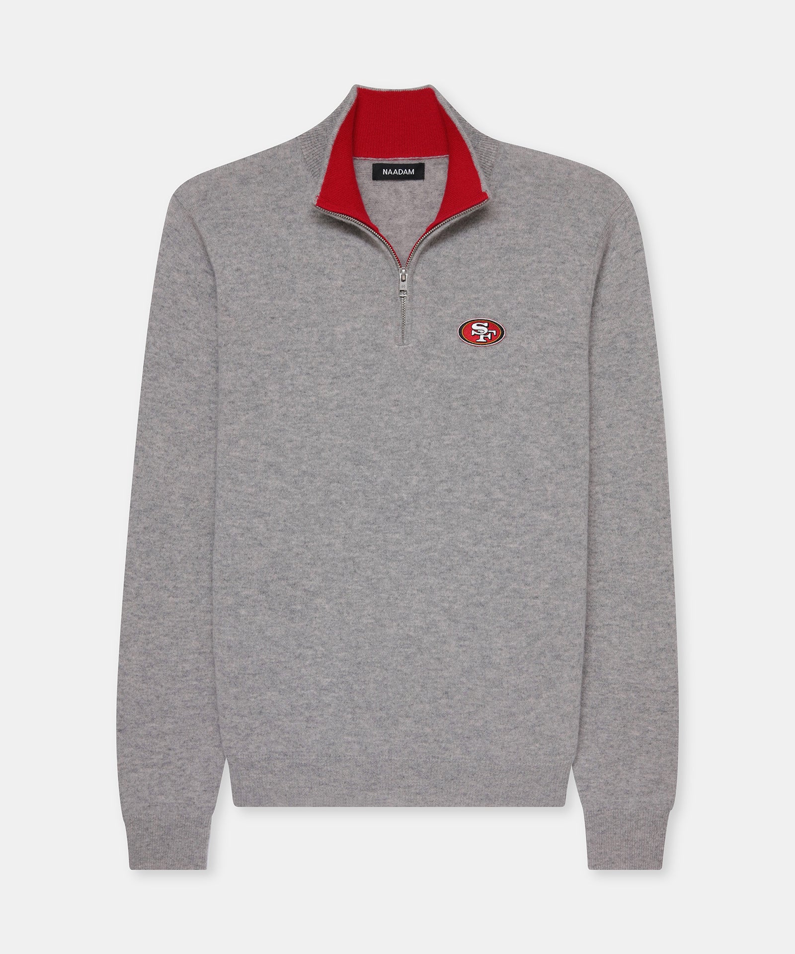 NFL Signature Cashmere Color Blocked Quarter Zip