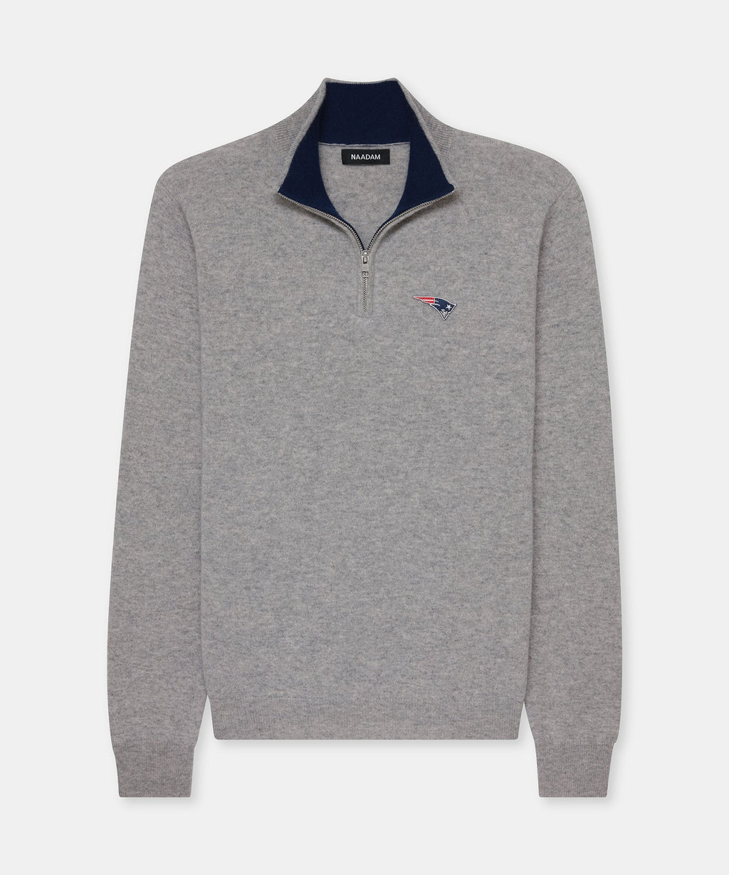 NFL Signature Cashmere Color Blocked Quarter Zip