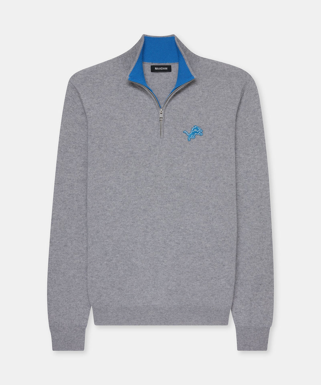 NFL Signature Cashmere Color Blocked Quarter Zip