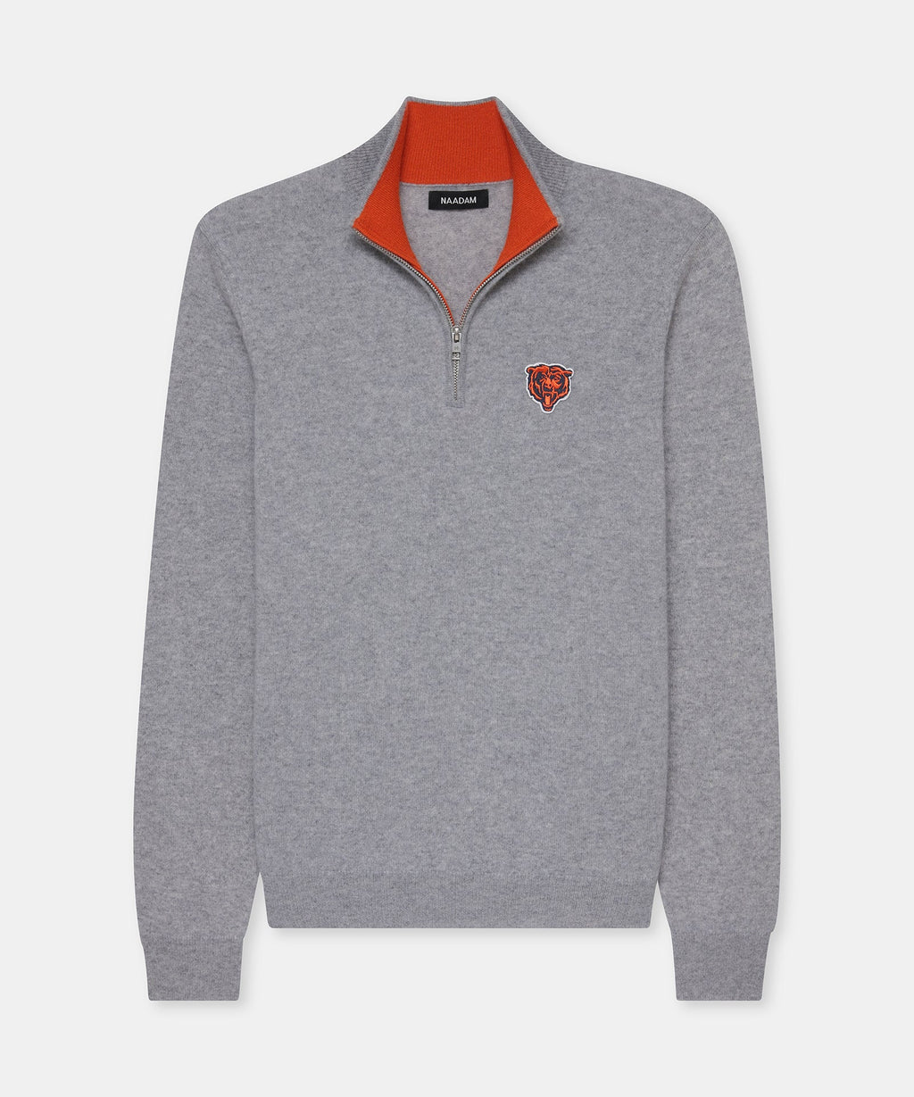 NFL Signature Cashmere Color Blocked Quarter Zip