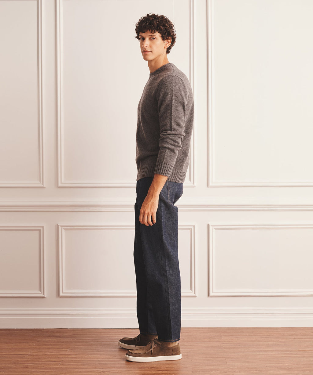 Luxe Cashmere Crewneck Sweater