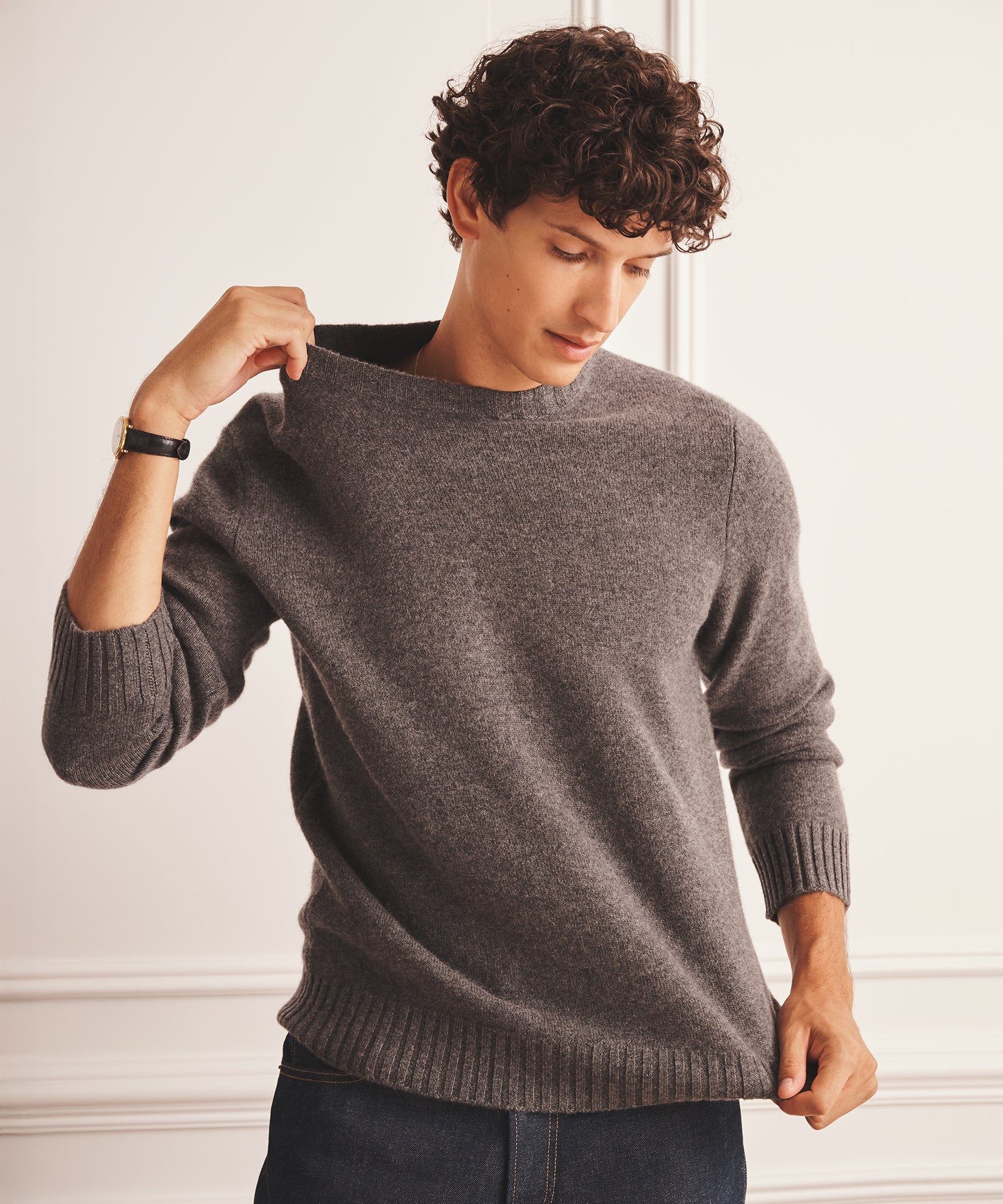 Luxe Cashmere Crewneck Sweater