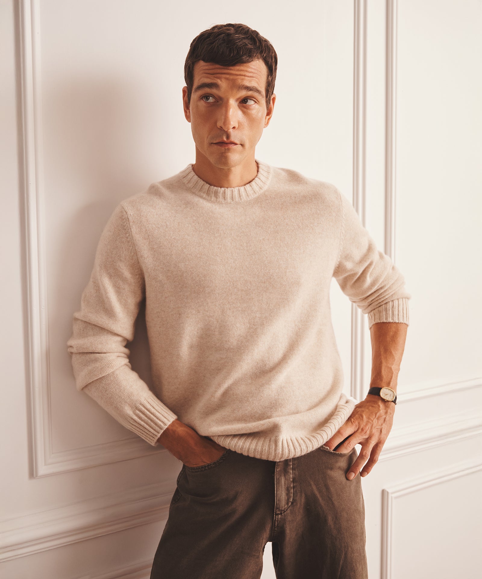 Luxe Cashmere Crewneck Sweater
