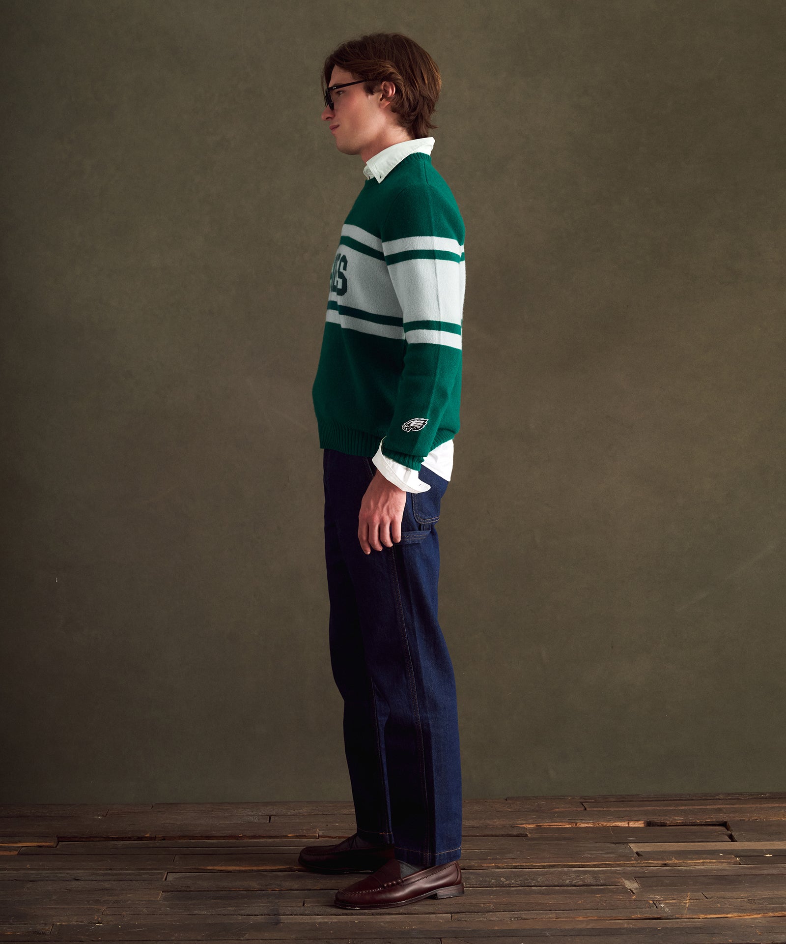 NFL Luxe Cashmere Crewneck Sweater