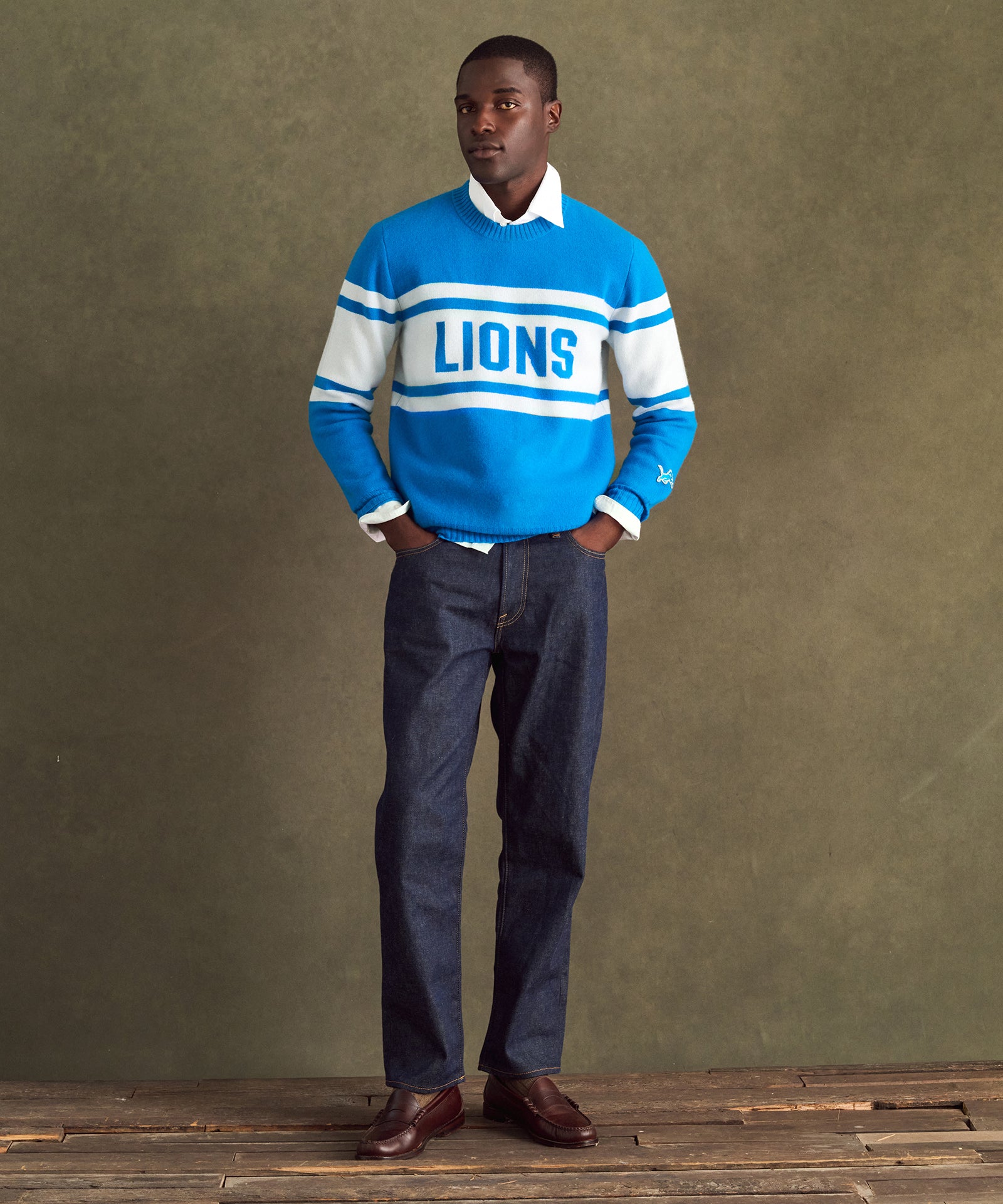 NFL Luxe Cashmere Crewneck Sweater
