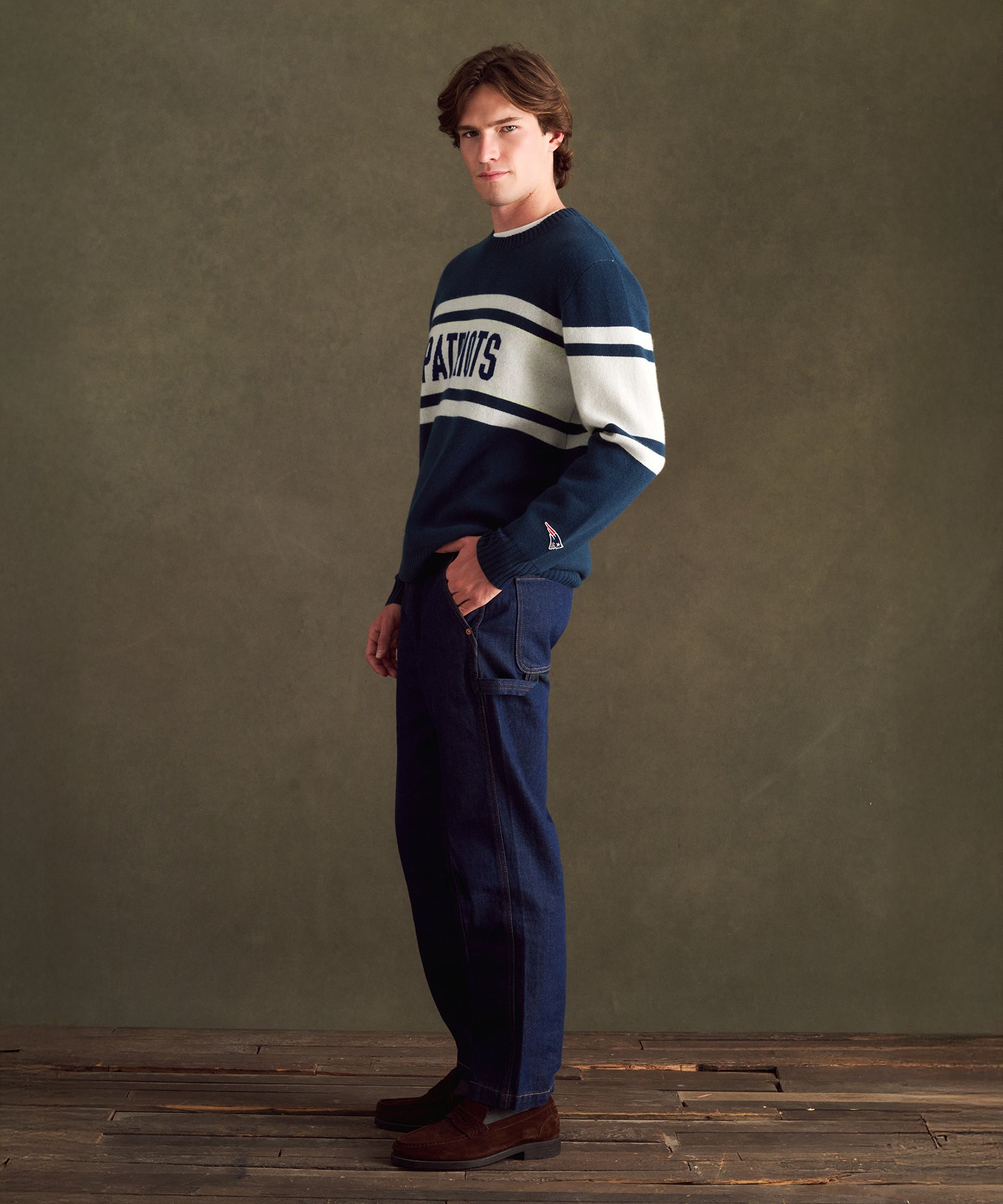 NFL Luxe Cashmere Crewneck Sweater