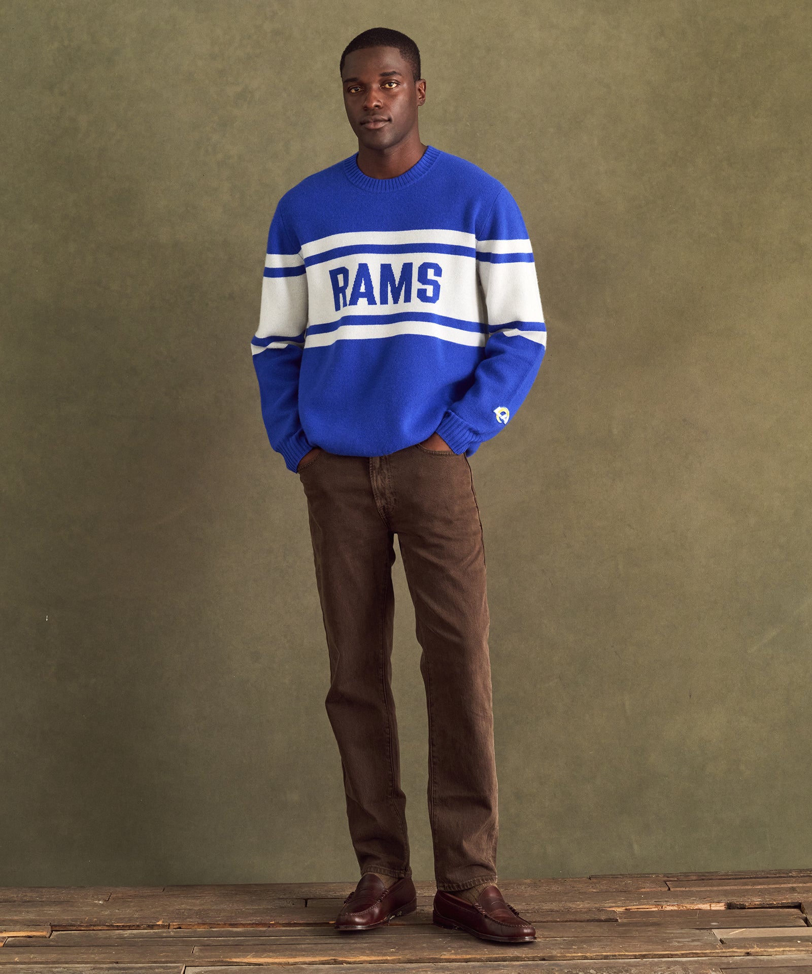 NFL Luxe Cashmere Crewneck Sweater