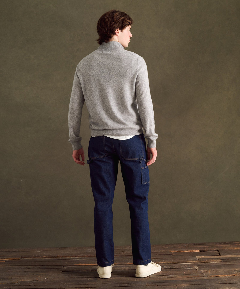 NFL Signature Cashmere Color Blocked Quarter Zip
