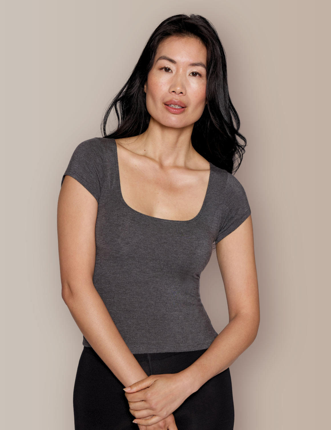 The Square Neck Cap Sleeve Undershirt