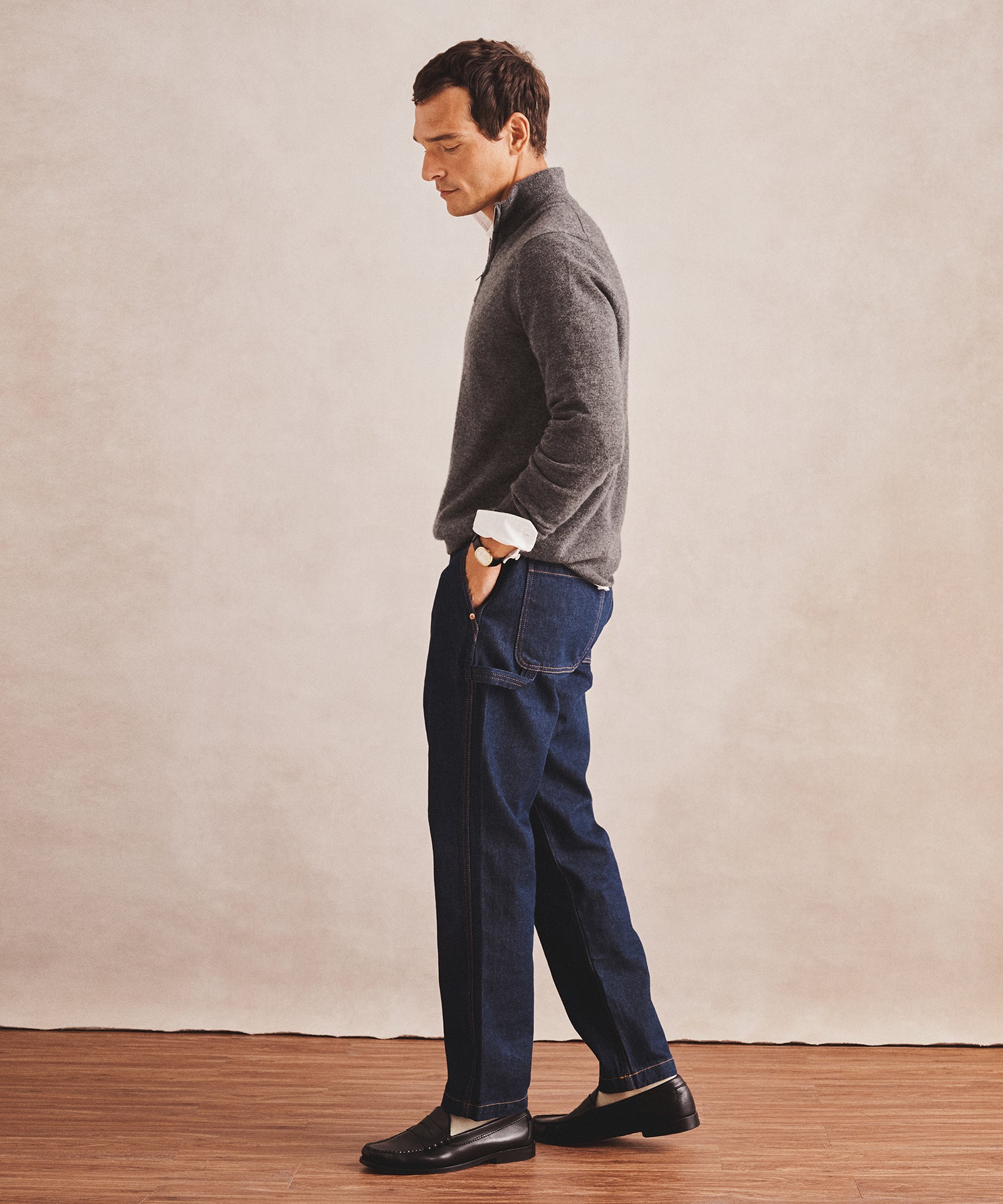 Signature Cashmere Quarter Zip