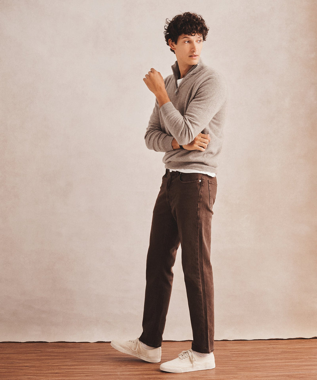 Signature Cashmere Quarter Zip