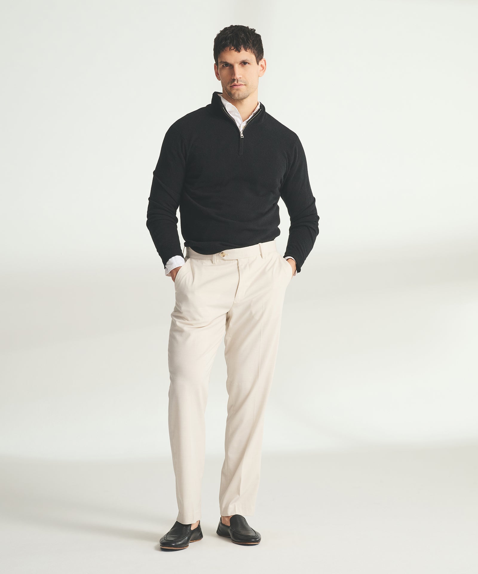 Signature Cashmere Quarter Zip