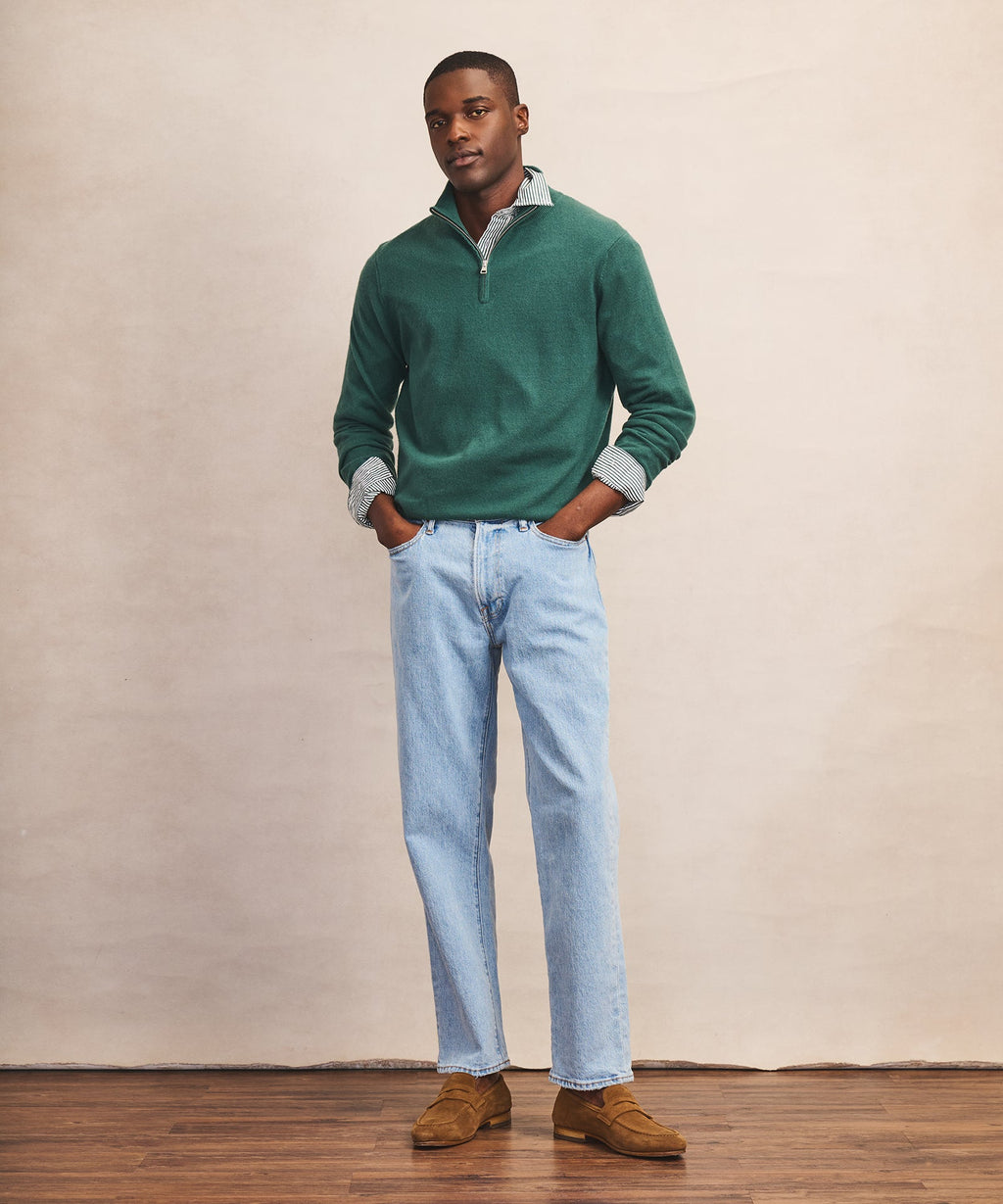 Signature Cashmere Quarter Zip