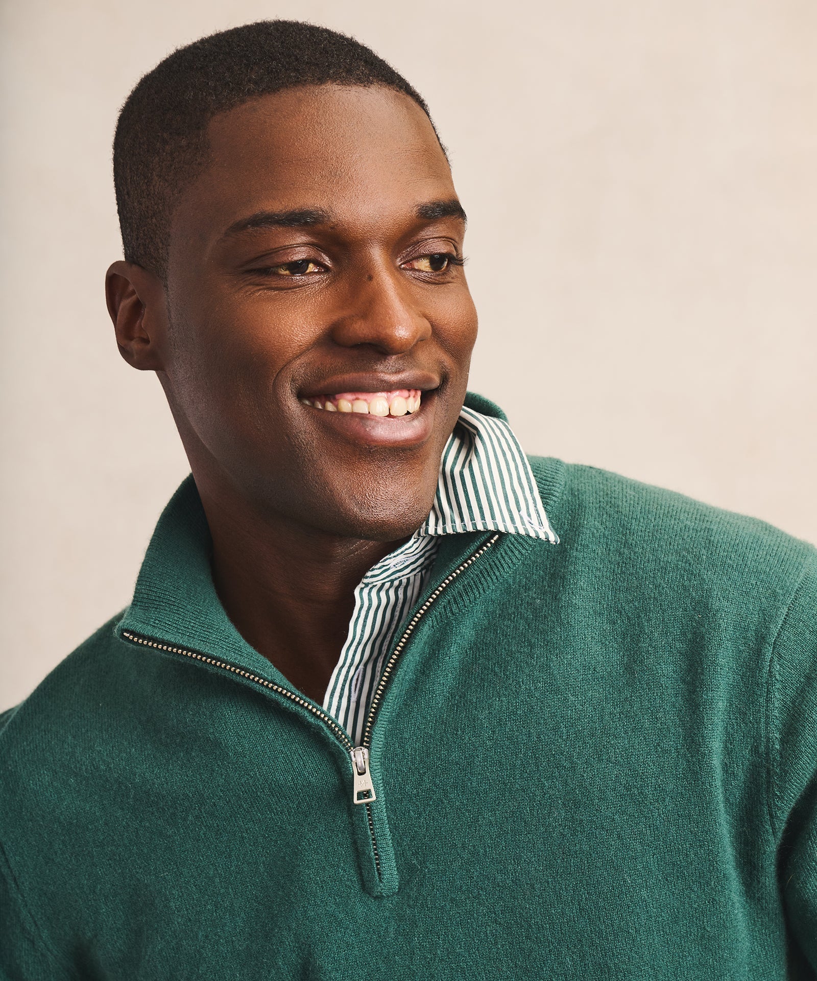 Signature Cashmere Quarter Zip
